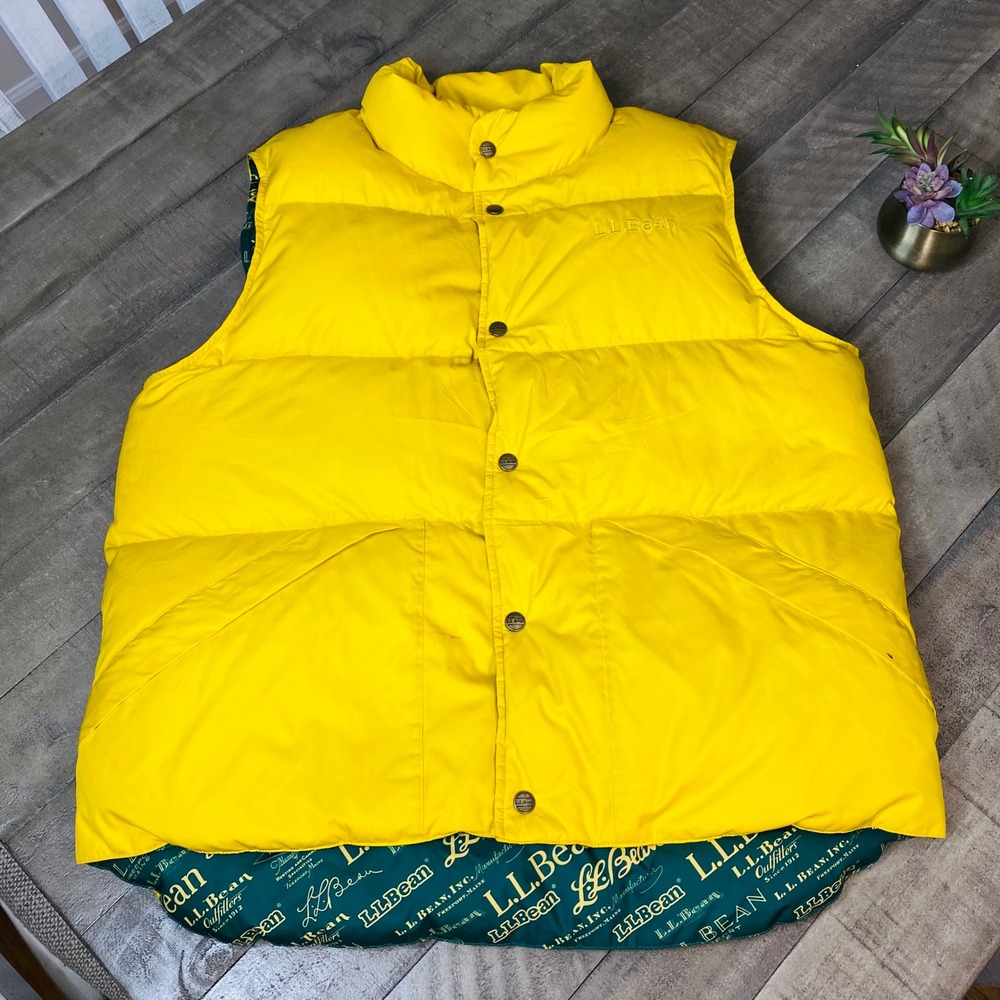 L.L.Bean Trail Model Down Vest '82 Men's Size Medium